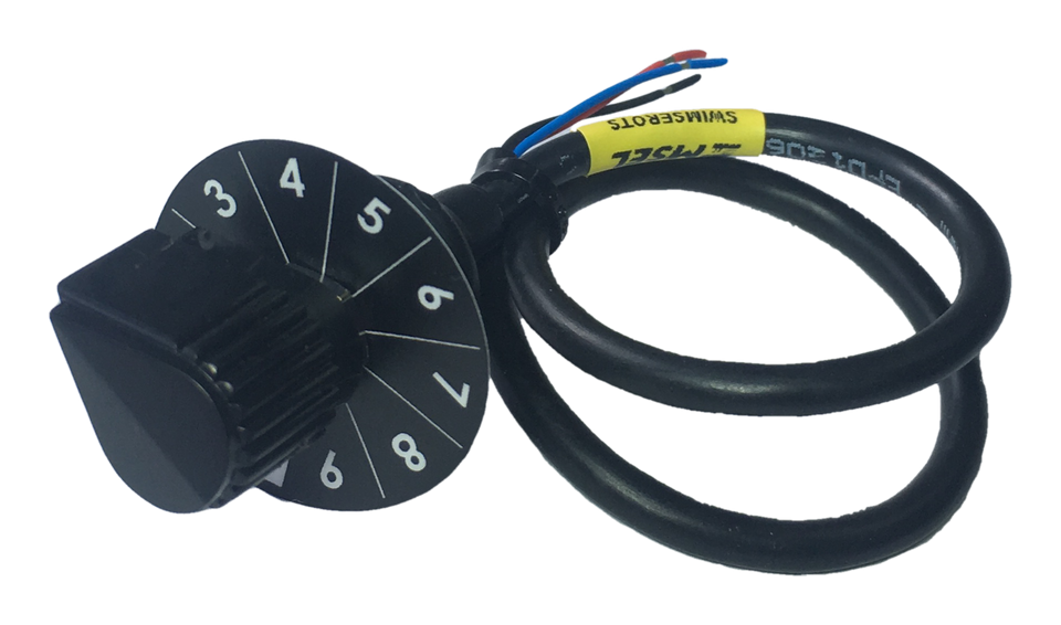 Rotary switch side view